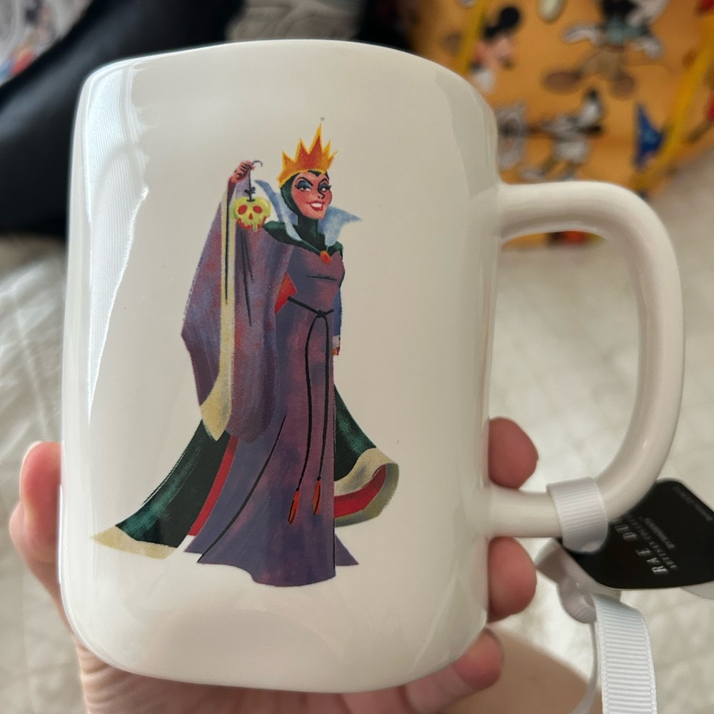 Disney Snow White Evil Queen Grimhilde Rae Dunn mug NWT Halloween villains